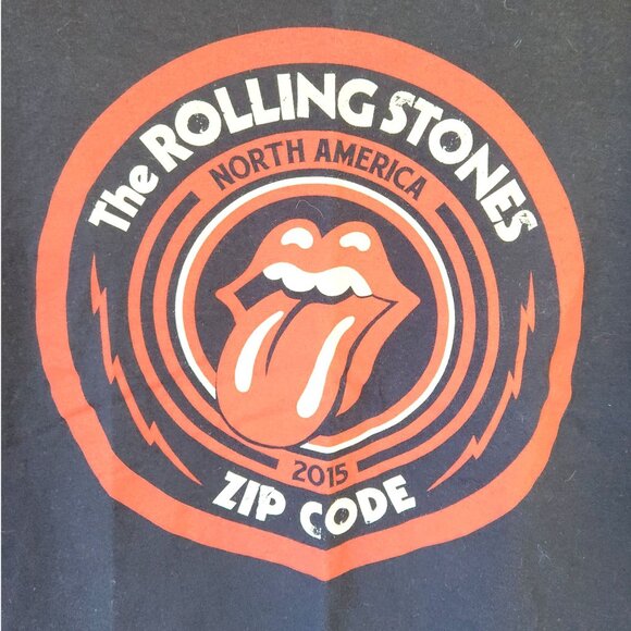 The Rolling Stones Zip Code North America 2015 Tour T-Shirt Men’s Size Small - Picture 6 of 8